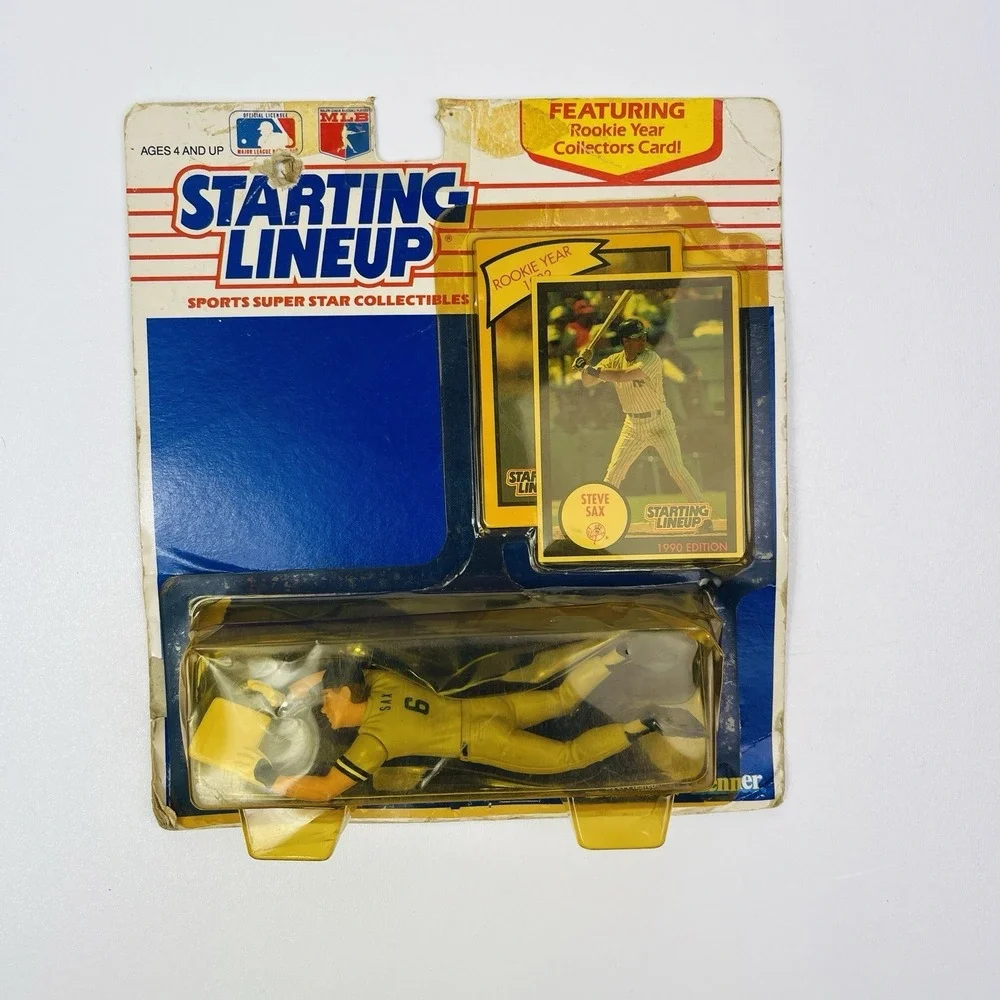 1990 Steve Sax 1st Los Angeles Dodgers Starting Lineup